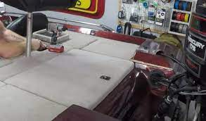 replace boat carpet with non skid vinyl