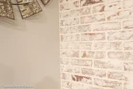how to faux brick wall german schmear