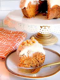 healthy carrot cake with cream cheese