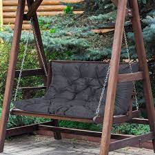 outsunny 2 seater garden bench swing
