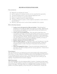 Cover letter for functional resume
