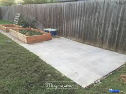This scene required a lot of soil removal and stonework, but it would last for years. How To Install A Paver Patio The Foundation Of My Raised Garden Beds Creatingmaryshome Com