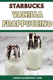 starbucks vanilla frappuccino recipe