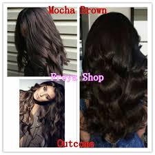 hair color mocha brown