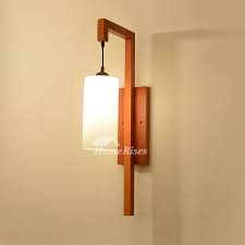 solid wood wall sconce for living room