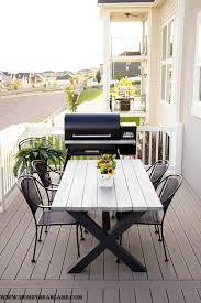 Build Your Own X Leg Outdoor Table