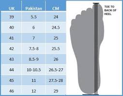 Shoes Size Chart Pakistan Google Search In 2019 Shoe