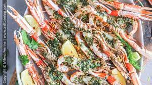 langoustine norway lobster broiled
