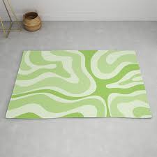 lime green rug by kierkegaard design