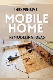 inexpensive mobile home remodeling ideas