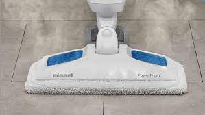 the bissell powerfresh steam mop is on