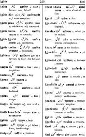 hindi english dictionary english