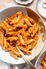 creamy tomato pasta ahead of thyme