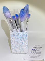 docolor glitter 8 pc makeup brush set