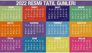 2022 Resmi Tatil Günleri Belli Oldu! - Turk Emlak Haber Ajansı