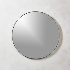 Infinity Black Round Wall Mirror 24