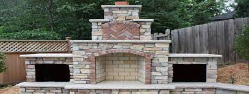 Custom Brick And Stone Fireplaces
