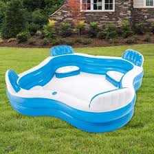 Maybe you would like to learn more about one of these? Rectangular Inflatable Pool With Seats Cup Holder Family
