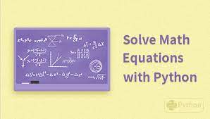 Solve Math Equations With Python With