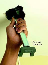 how to install a ceiling fan electrical box