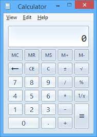 own calculator using notepad