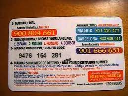 phone card to call us from europe