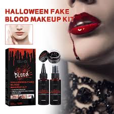 eelhoe halloween fake blood set 3 in 1