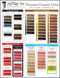 Large Softap Color Chart Poster W Personalization