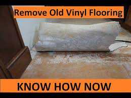 how to remove vinyl flooring you