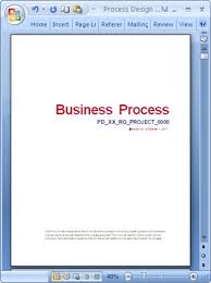 Business Process Design Templates Ms Word Excel Visio