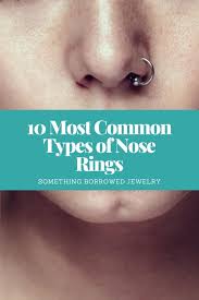 10 most mon types of nose rings