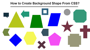 create background shapes from css