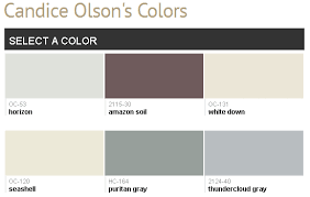 Benjamin Moore Colors Candice Olson Color