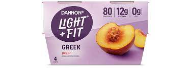 peach nonfat greek yogurt light fit