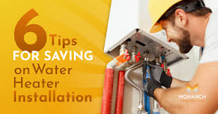 saving on water heater installation