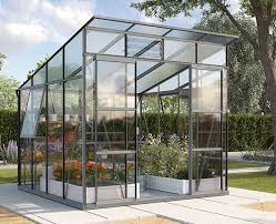 8x8 Vitavia Freya 7600 Greenhouse In Grey