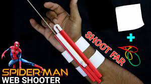 how to make spiderman web shooter with