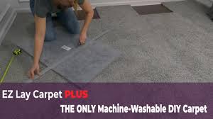 / 24 hr / 1,000 ft. Ez Lay Carpet Plus Diy Carpet That S Machine Washable Youtube
