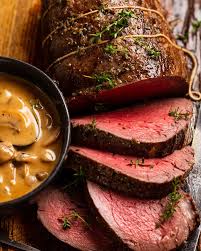 a magnificent roast beef tenderloin