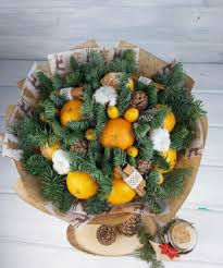 Новогодние букеты и подарки - Съедобные букеты