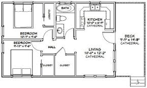 30x20 House 2 Bedroom 1 Bath 600 Sq Ft