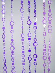 purple circle beaded curtain west