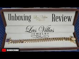 14k cuban link bracelet from las villas