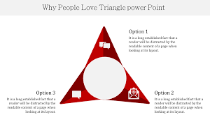 Segmented Triangle Powerpoint Template