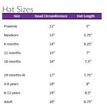 Sizing Charts For Crochet And Knitting The Lavender Chair
