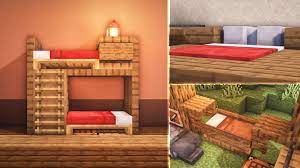 minecraft bunk beds how to build one