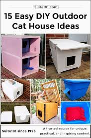 15 diy outdoor cat house plans for