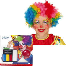 clown verkleed set compleet voor