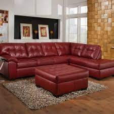 simmons soho red sectional bahr s furniture