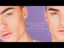 how to easily contour with powder